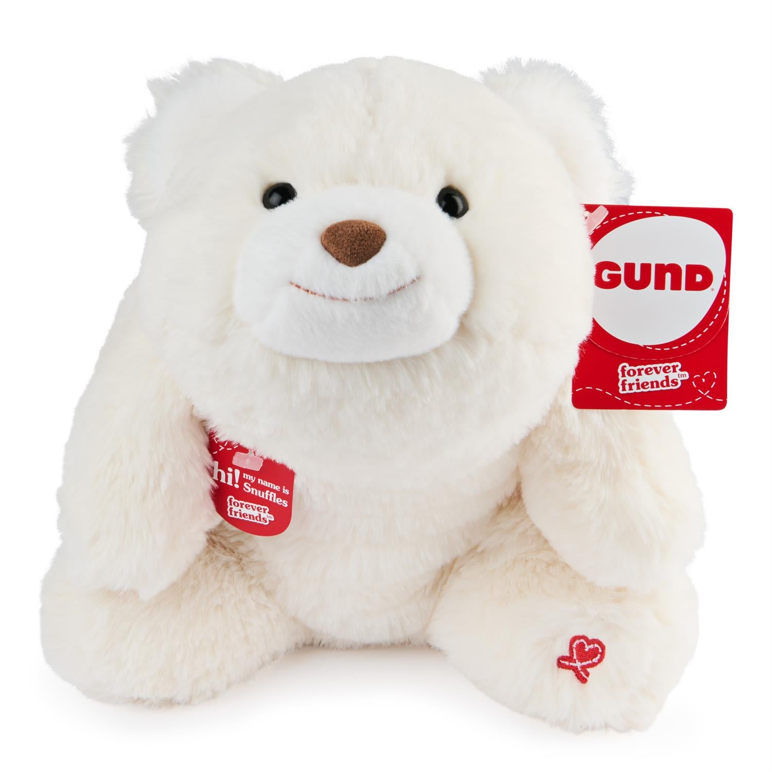 Gund Forever Friends - Snuffles - White 10"