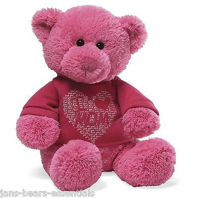 Gund - T-Shirt Bear - "I Love Mom" - 12"