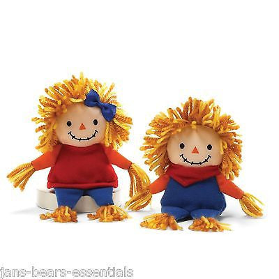 Gund - Twiggy and Hayday Scarecrow Beanbags - 7"